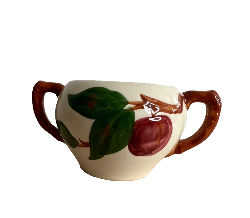 Vintage Franciscan Apple Sugar Bowl - No Lid California USA